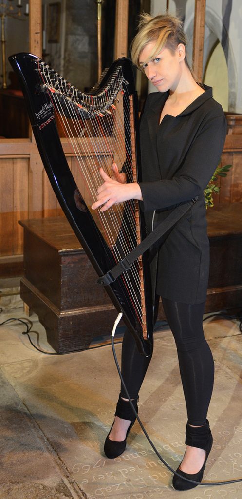 Jemima Phillips - Electric Harpist by Mike Walter © 2016